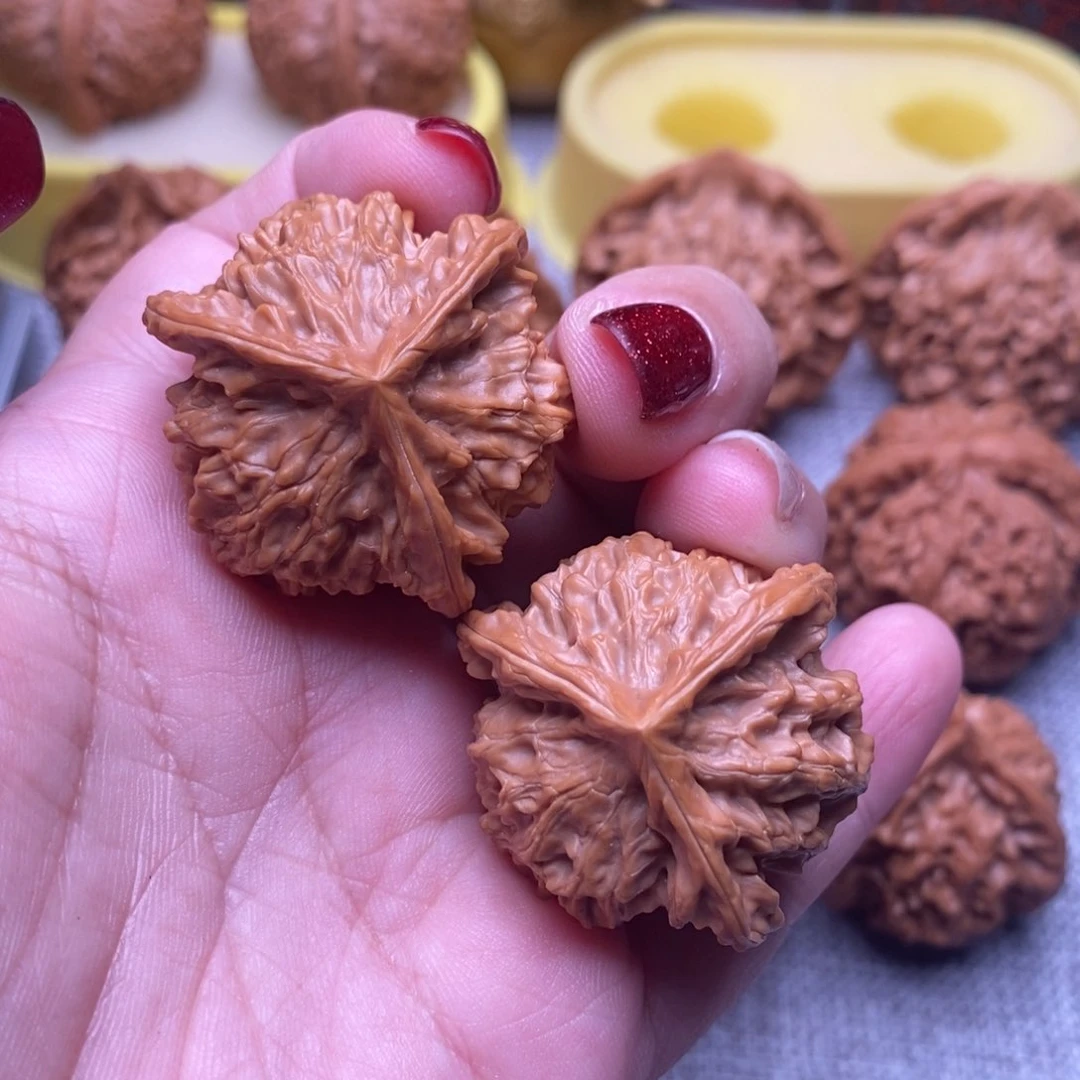 W***l文玩核桃把件毕业三棱37全品