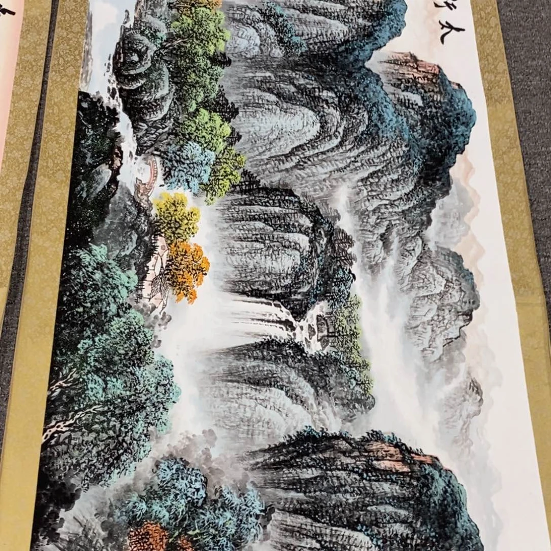 国画老师手笔手绘作品w