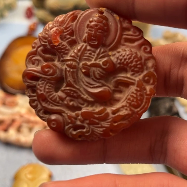 其他陶精品手把件摆件