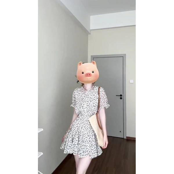 韩系碎花设计感超好看上衣2025年夏季小个子温柔风别致半身裙套装