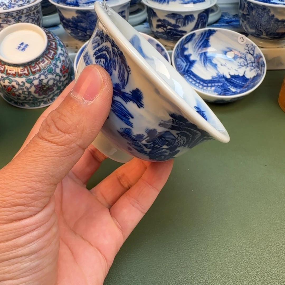 纯手工纯手绘茶具石头13