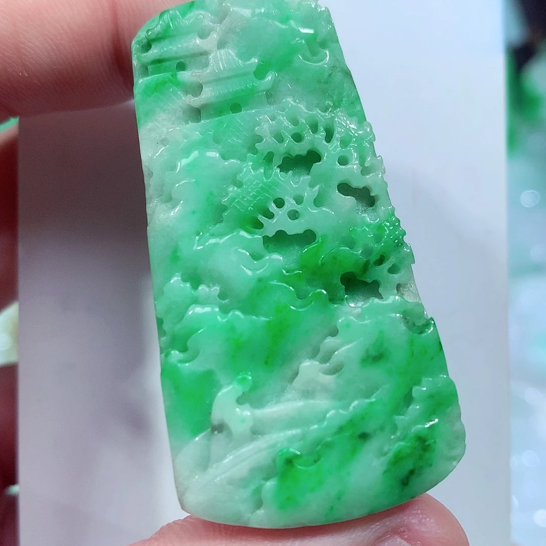 翡翠未镶嵌吊坠(不含链)缅甸翡翠