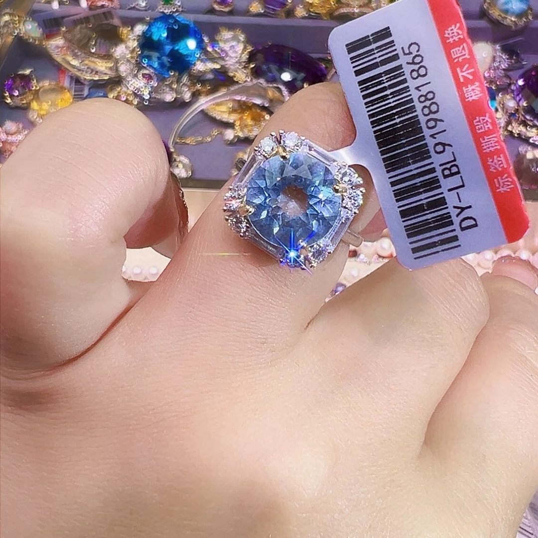 银S925镶嵌托帕托帕石