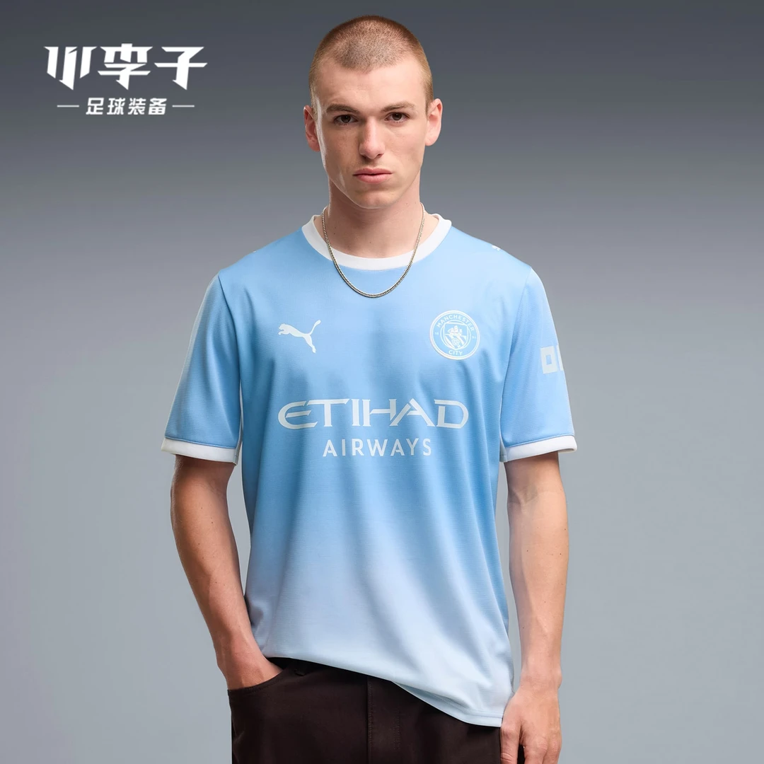 小李子PUMA彪马26-27赛季曼城球迷版主场短袖球衣速干784326 01