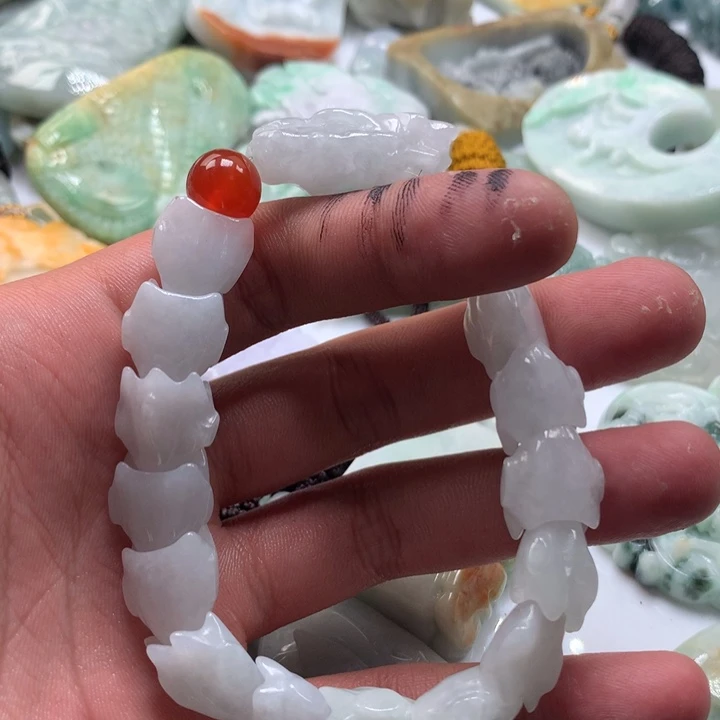 颈饰未镶嵌翡翠保真天然a货翡翠