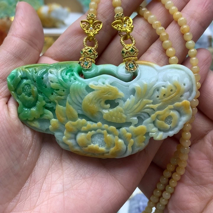 颈饰未镶嵌翡翠翡翠