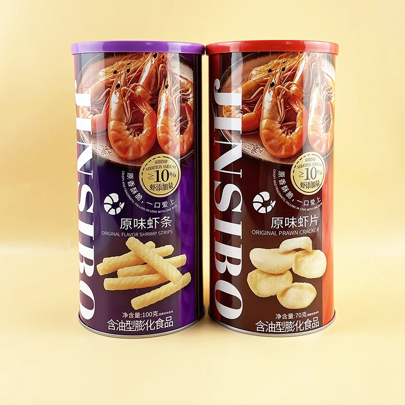 金斯泊原味虾片虾条经典怀旧儿时小吃膨化休闲追剧解馋网红小零食