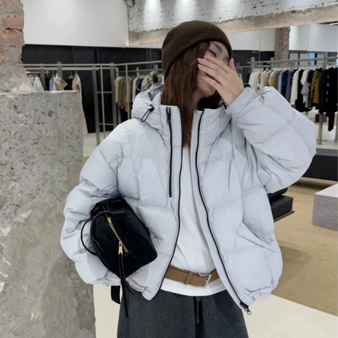 613时尚双拉链羽绒服短款外套（衣长58左右）