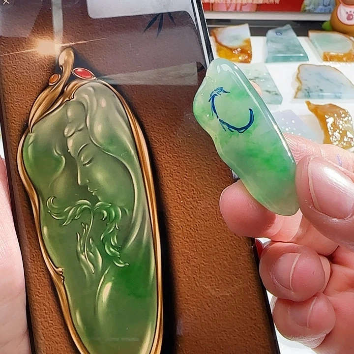 定制翡翠未镶嵌翡翠定制
