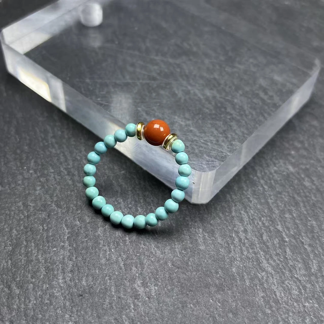 【非遗珍宝】绿松石戒圈 约2mm（多样性发其一）