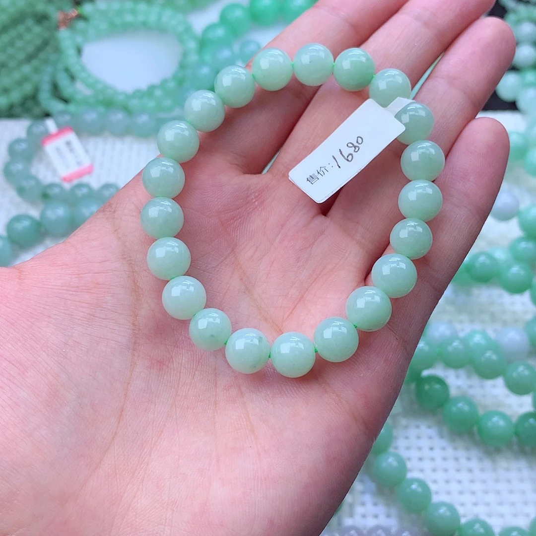 *****翡翠未镶嵌毛衣链