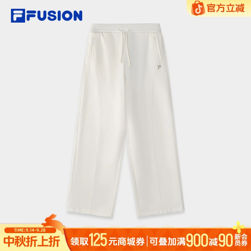 斐乐潮牌【显瘦运动直筒裤】女款秋季时尚简约宽松遮肉T11W545608