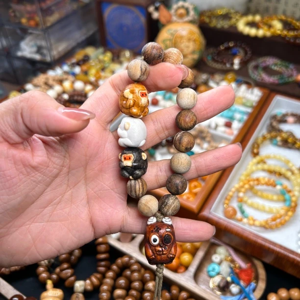 GY「贡木圆珠手捻（三不）」｜文玩搭配 原创设计c66