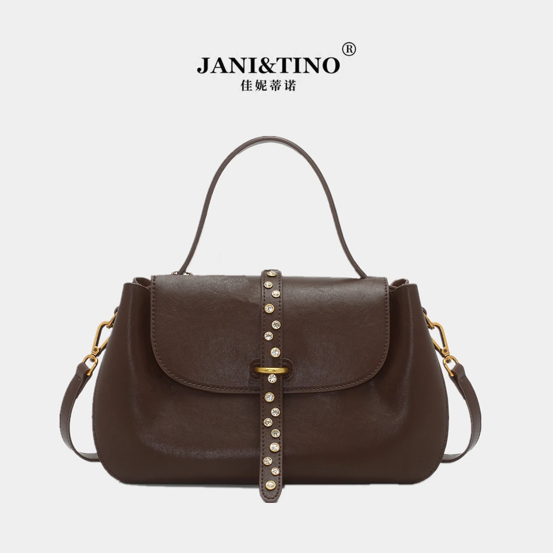 JANITINO/佳妮蒂诺当季新款轻奢时尚百搭女士单肩斜挎包5020