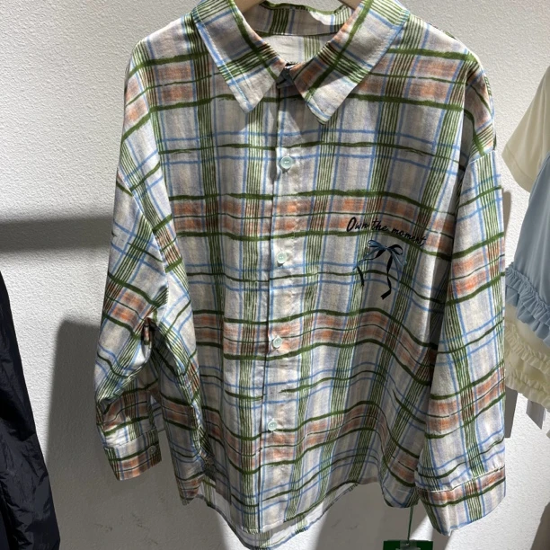 8313儿童格子衬衫