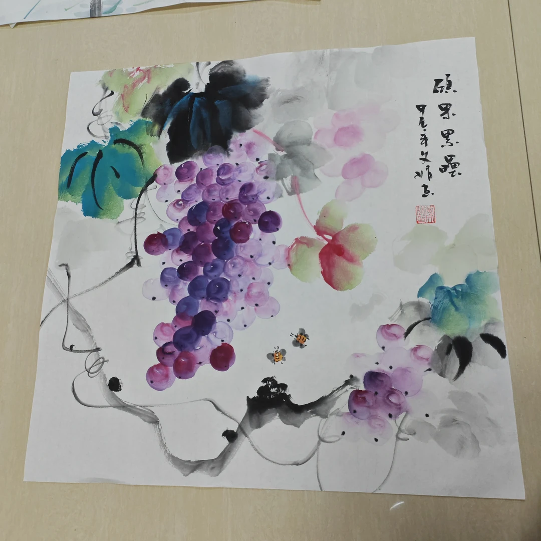 黄文娟三尺斗方硕果累累