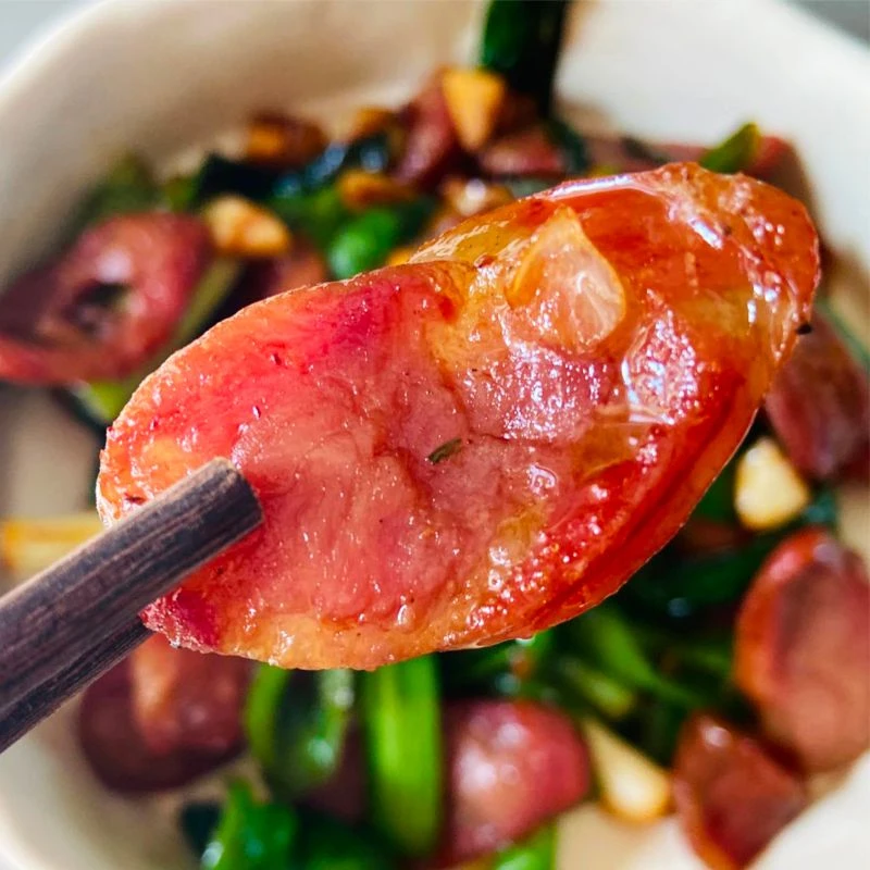 【顺丰包邮】黑猪肉香肠2-10斤无添加无防腐巧妹子猪场手工腌制特产