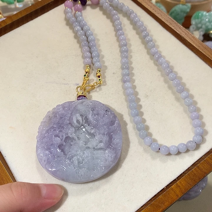 翡翠未镶嵌颈饰翡翠吊坠