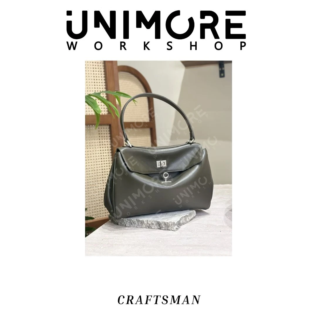 【卷毛定制】B&L 肉丢 时尚潮流轻奢托特包2479-UNIMOREWORK SHOP