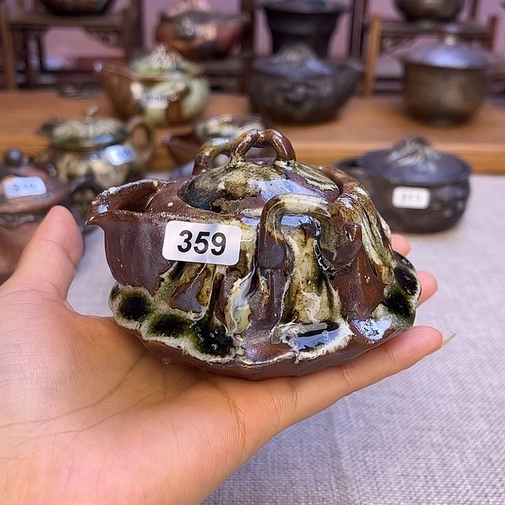 素***澜裸柴烧手工陶瓷茶器