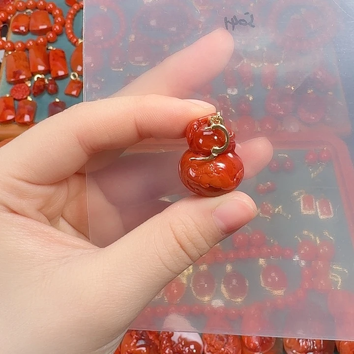 南红玛瑙未镶嵌吊坠
