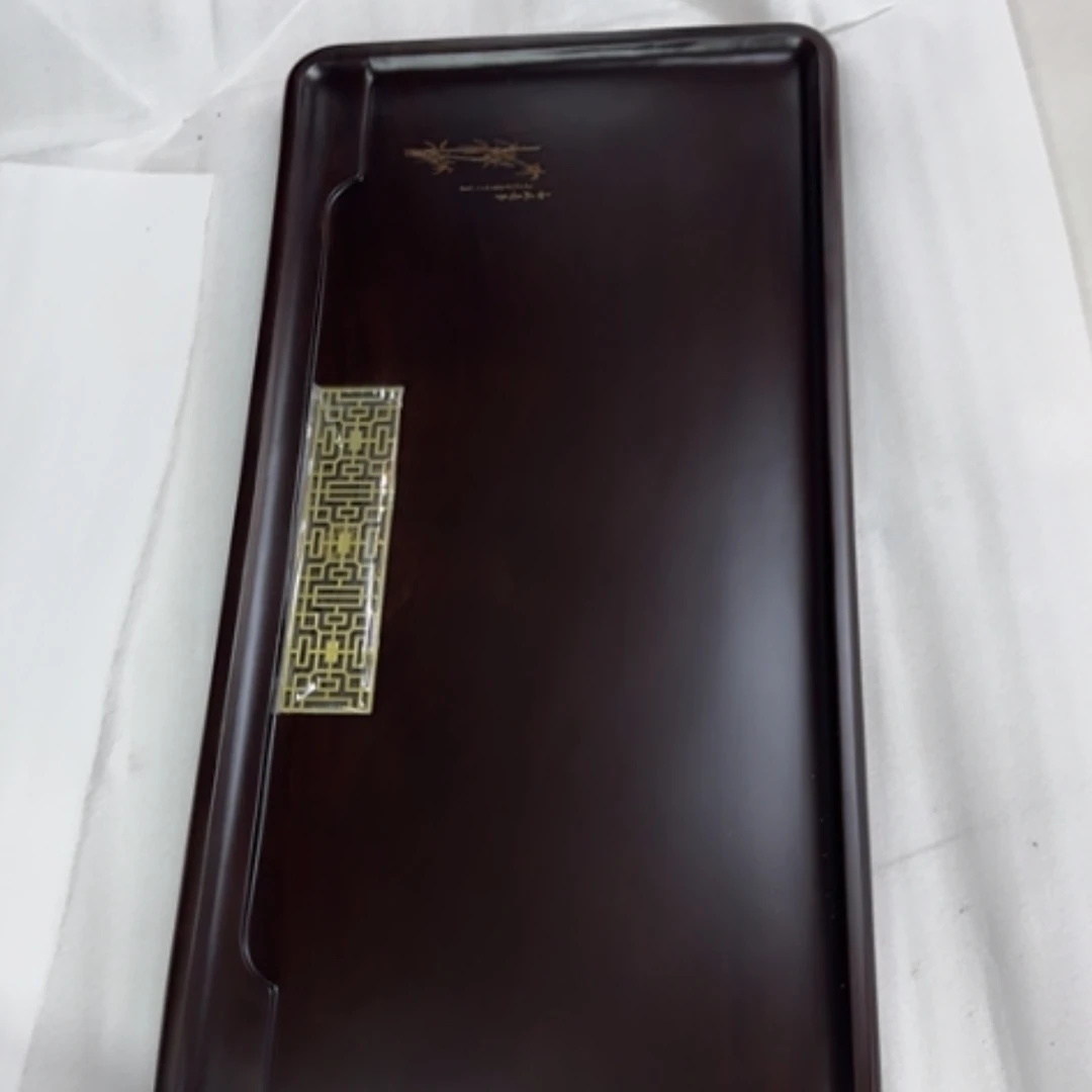 【闪购商品】非洲莫桑比克黑檀木茶盘100-51