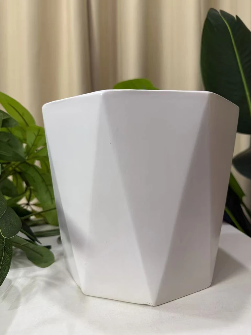 型树脂花盆适合种植发财树天堂鸟等绿植