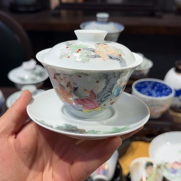景德镇陶瓷手绘作品