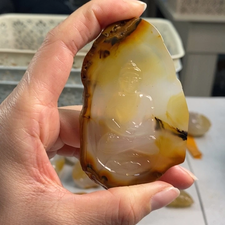 玛瑙/玉髓吊坠(不含链)未镶嵌