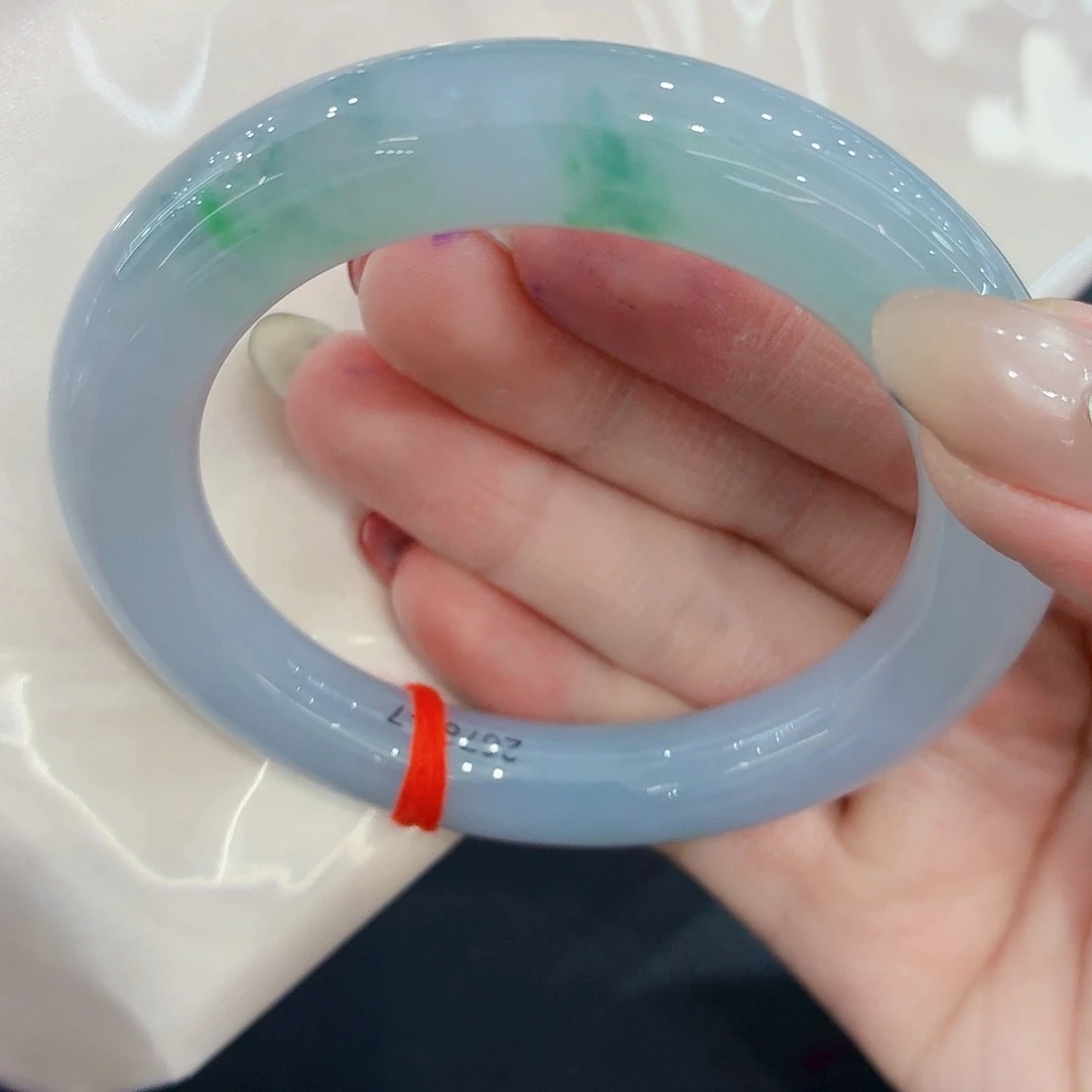 翡翠未镶嵌手镯翡翠58-60圈口（强推）