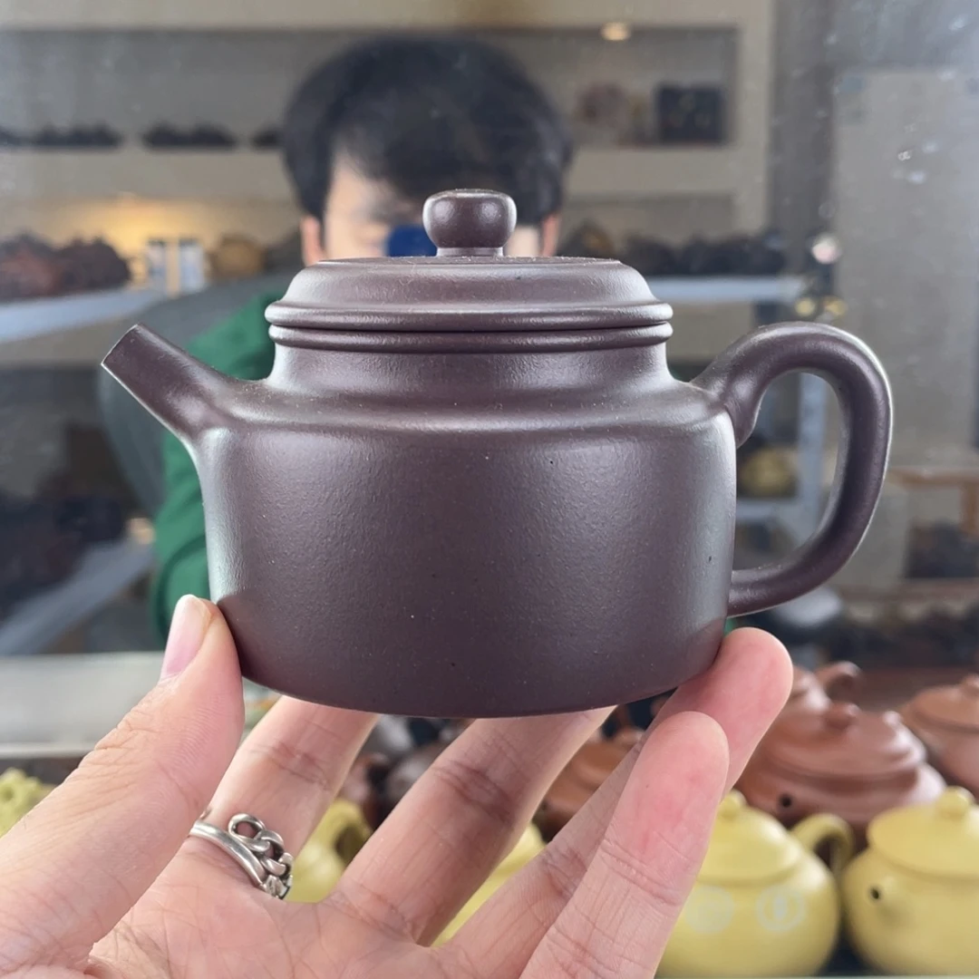 茶壶紫砂150cc老紫泥茶壶