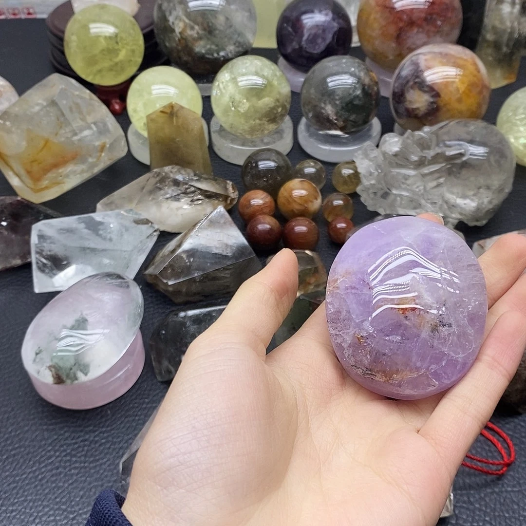 珠宝半成品水晶未镶嵌296水晶石