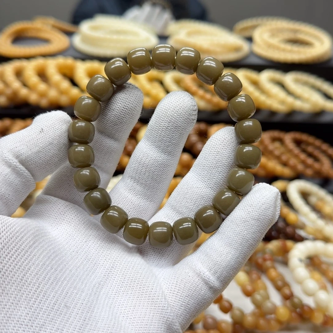 手串菩提根/象牙果10×11 5年 鬼工