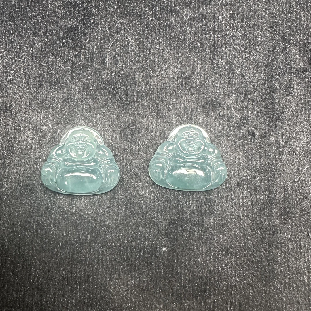 【玉经纶】47423/Q29-天然A货翡翠佛公吊坠-多样性发其一