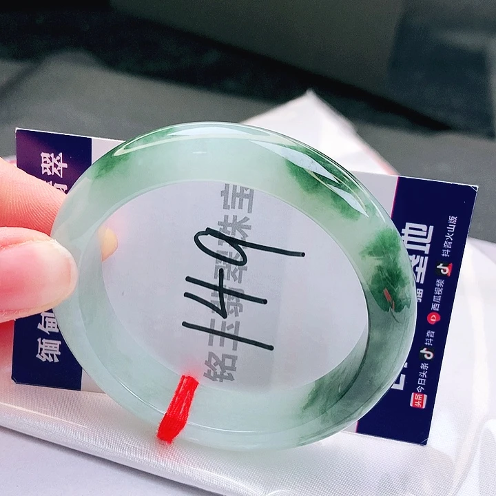 翡翠未镶嵌手镯缅甸天然a货翡翠手镯