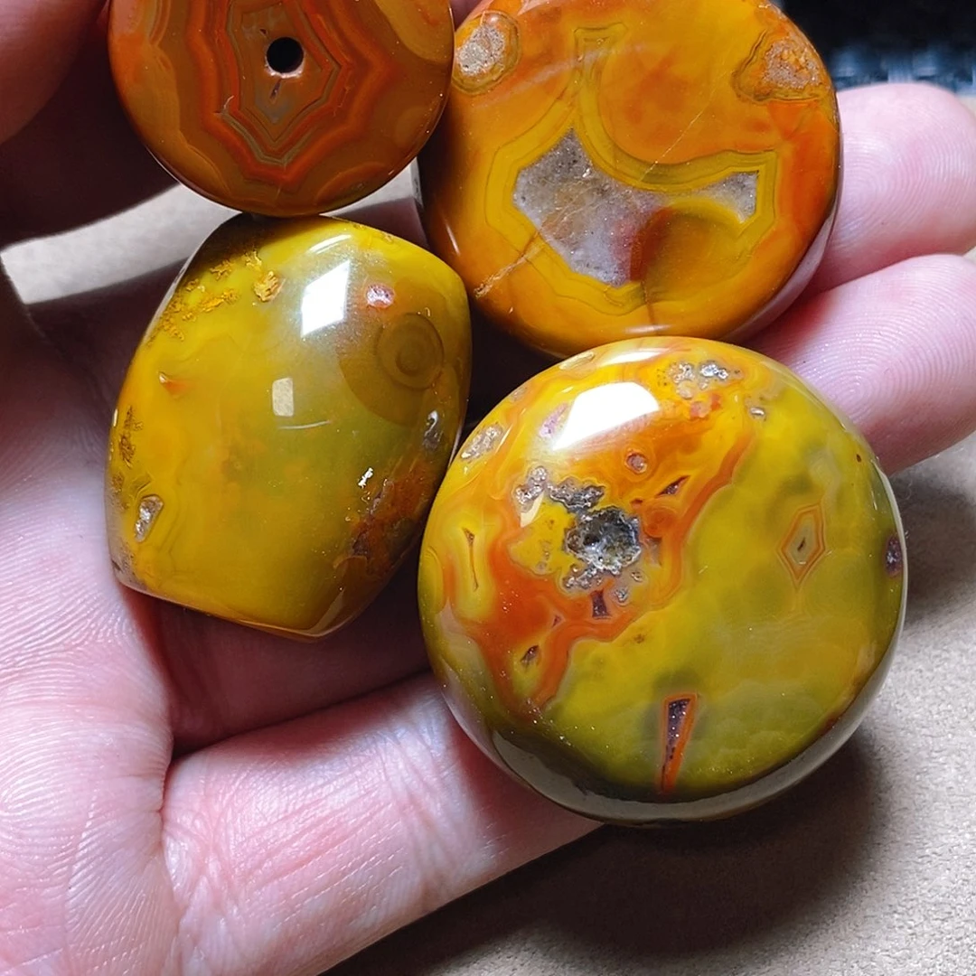 未镶嵌颈饰玛瑙/玉髓放**刀