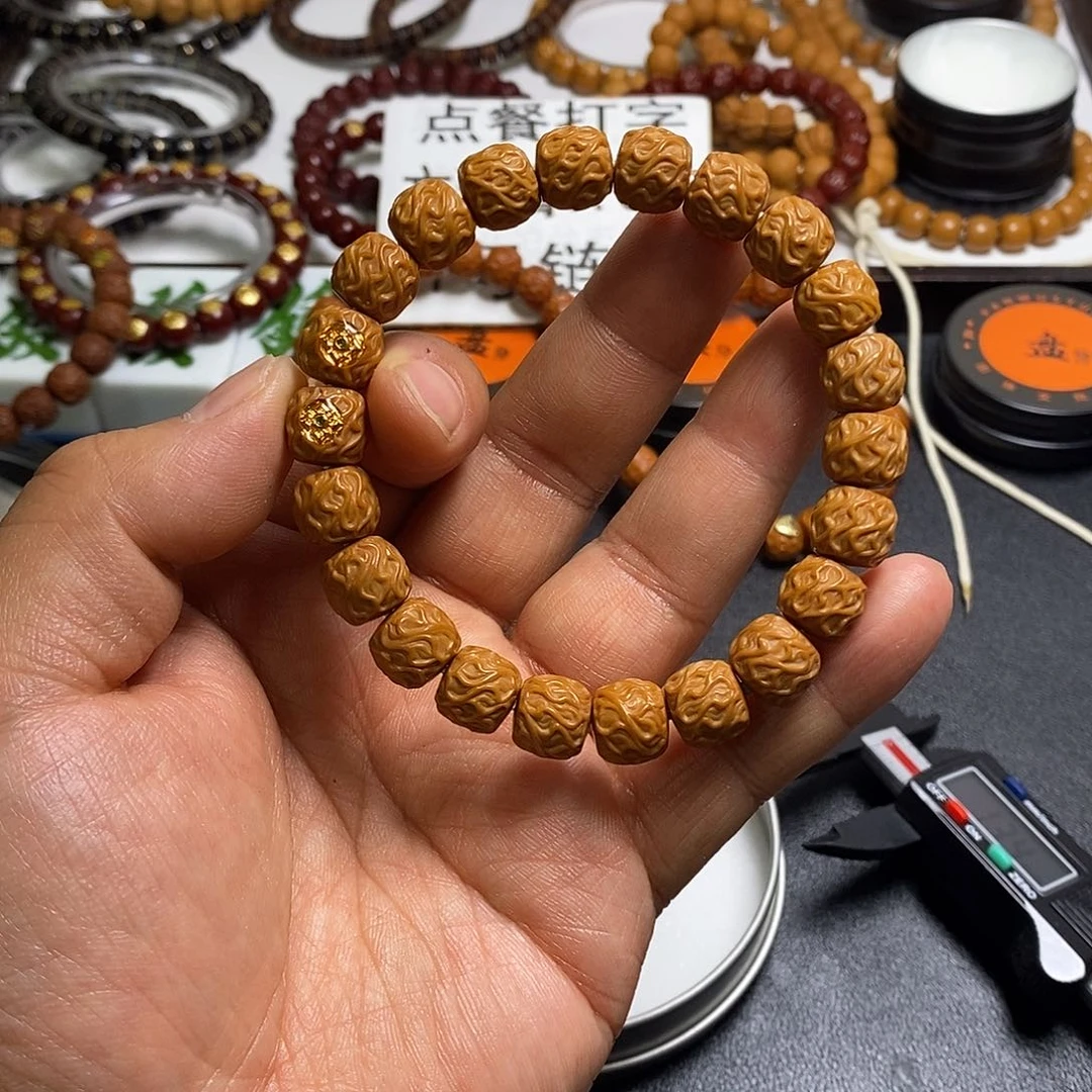 猴头核桃手串双标胡须59号