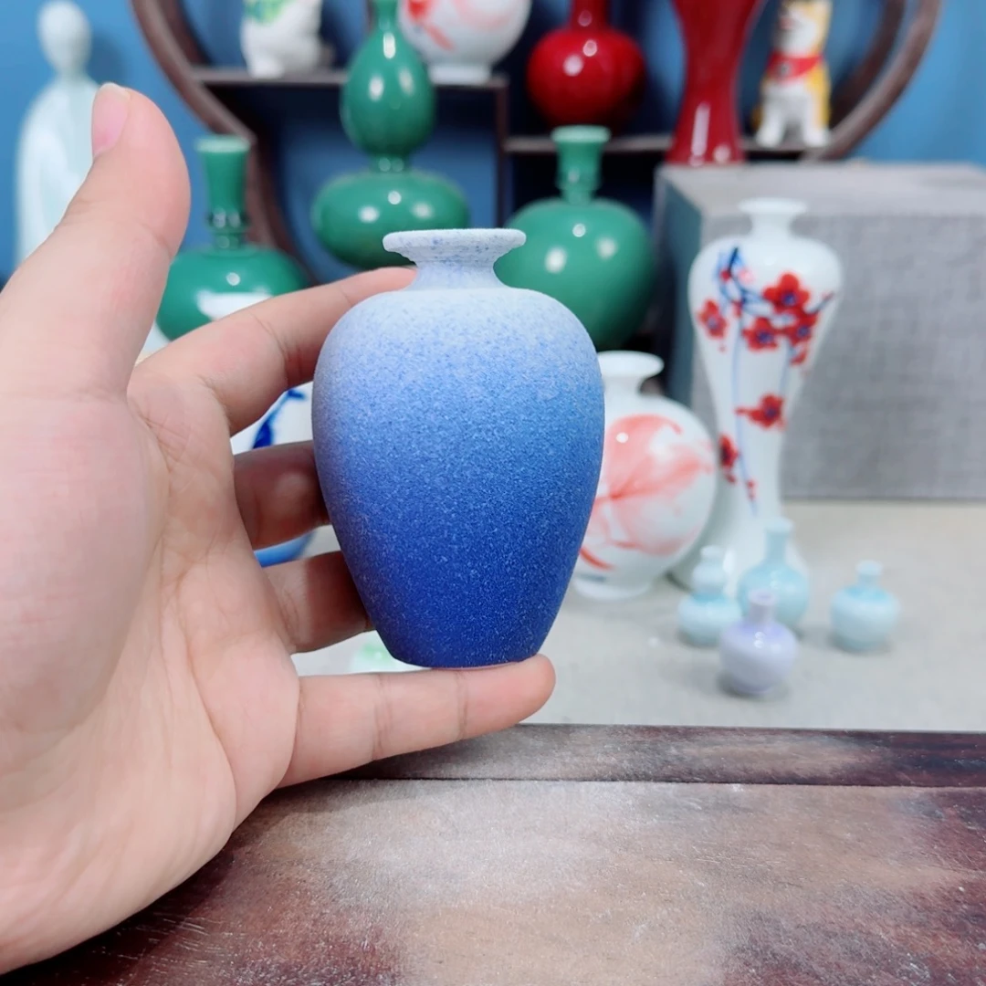 陶瓷手工小花器摆件