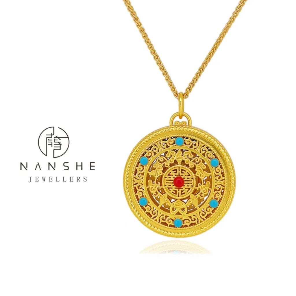 NANSHE/南奢 两款点翠罗盘高级时尚气质