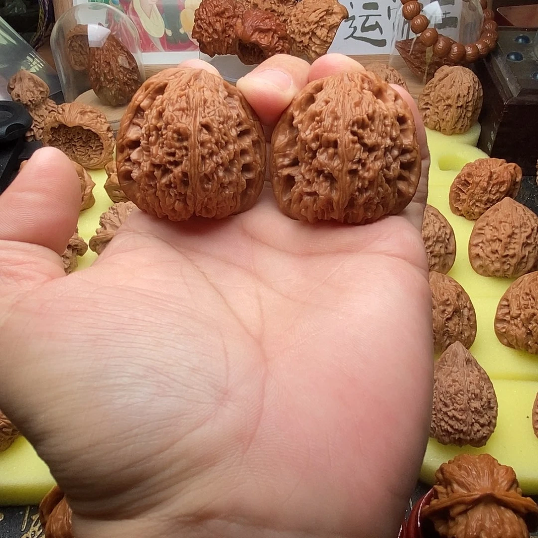 文玩核桃把件南疆石42➕