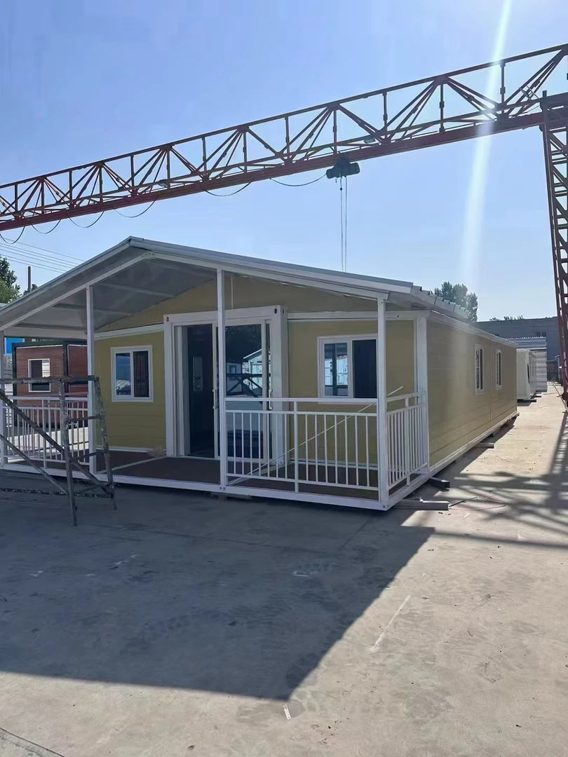 出口双翼折叠拓展房集装箱活动房翼式折叠移动可拆卸住人集装箱房