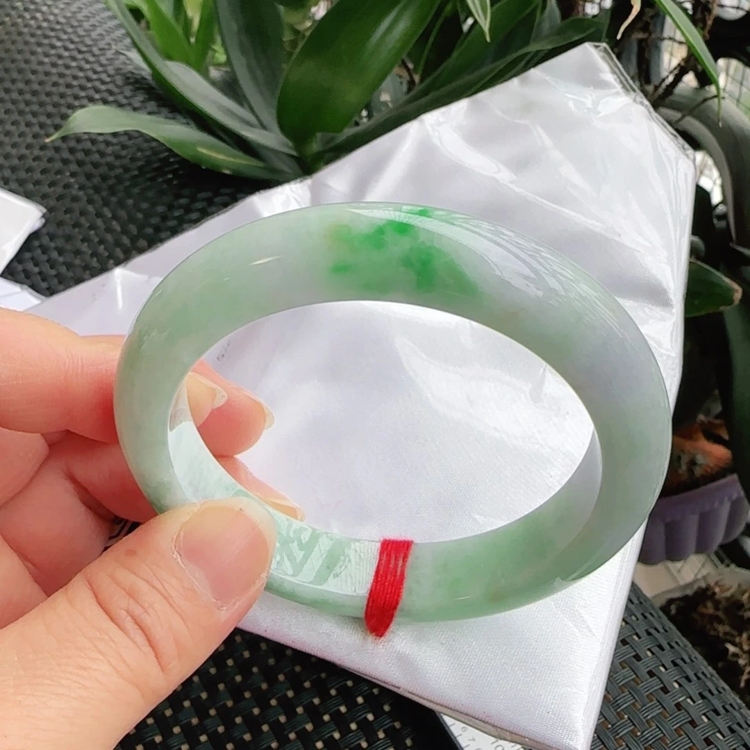 翡翠手镯未镶嵌56.6正圈手镯