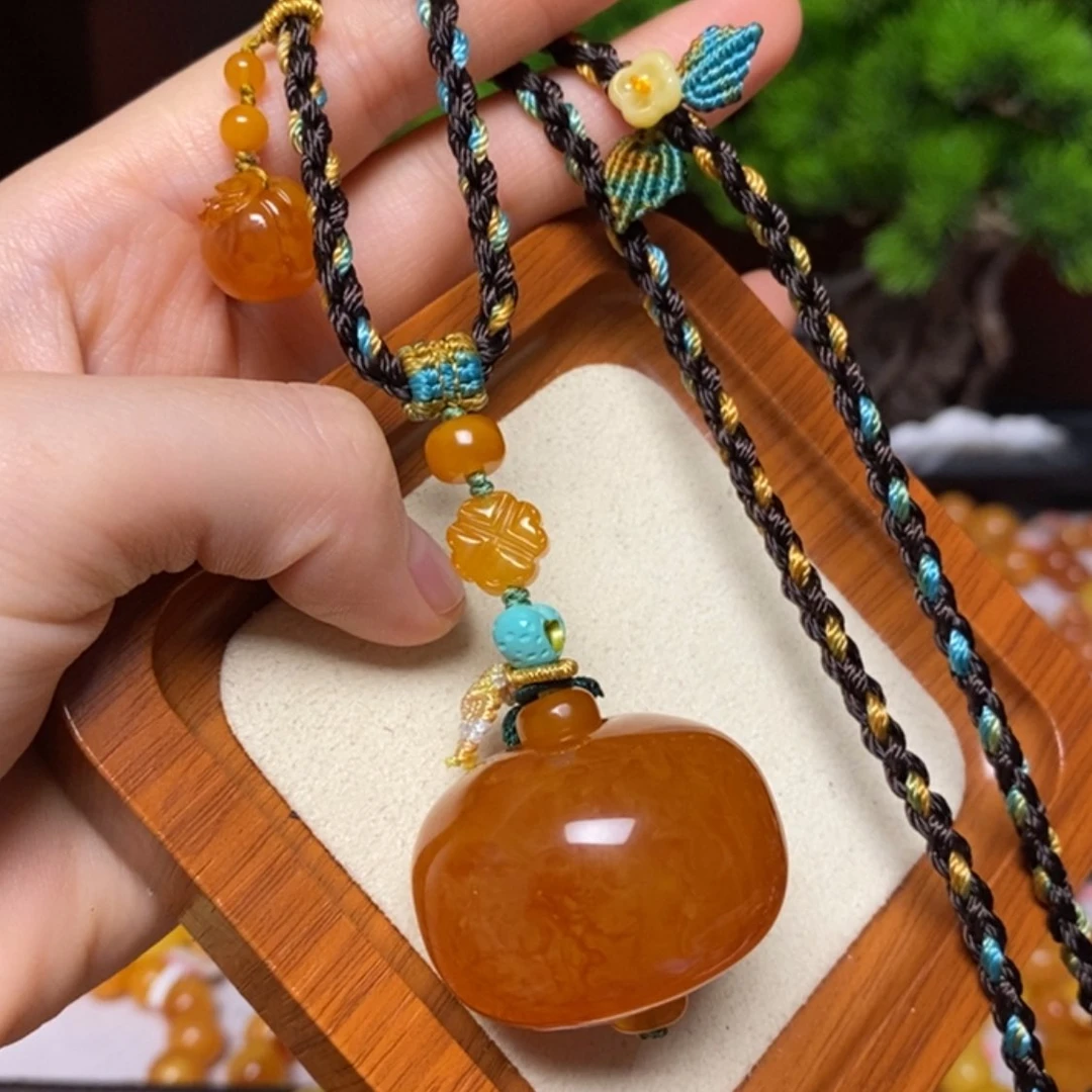 【闪购商品】蜜蜡颈饰未镶嵌项链