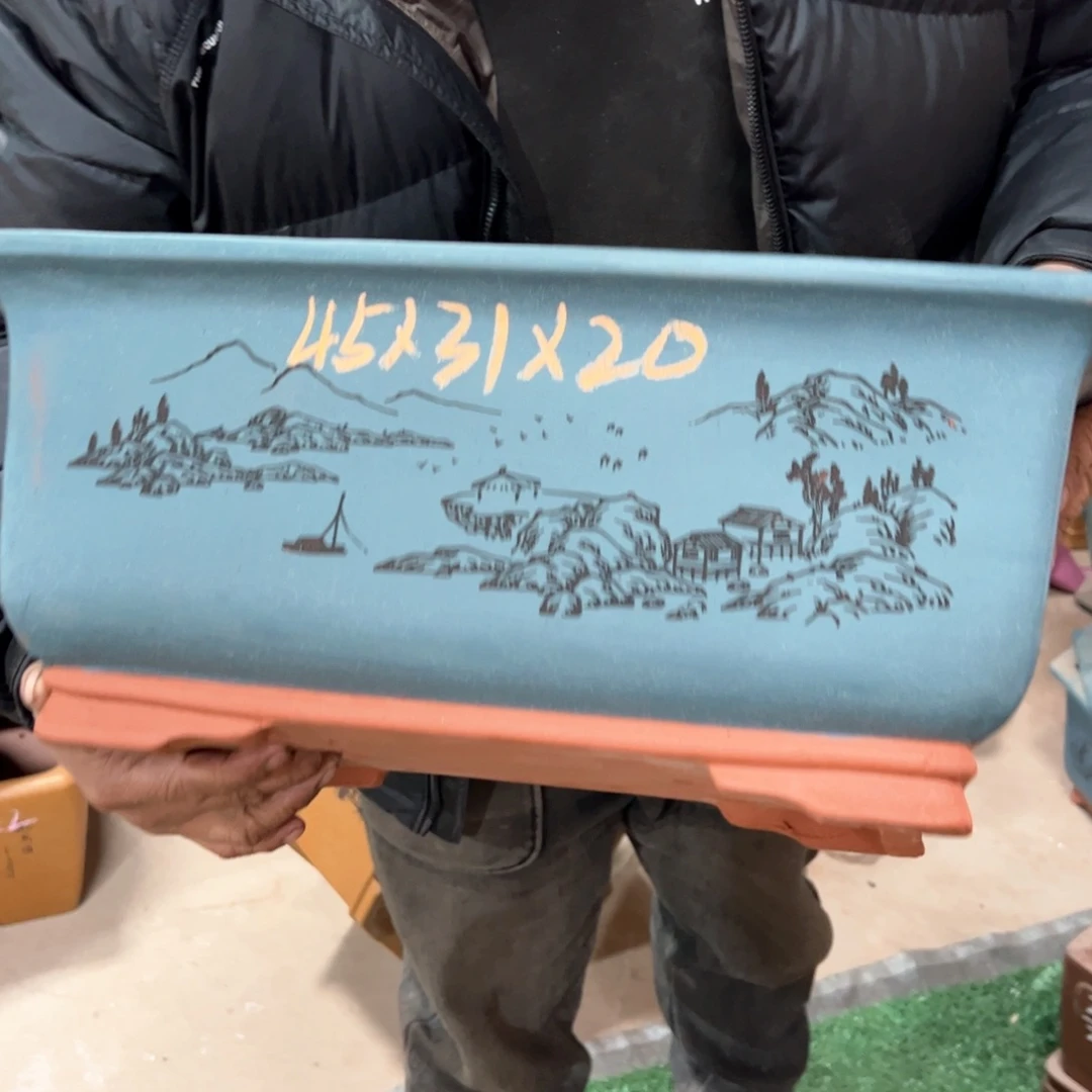 紫砂花盆紫砂花盆