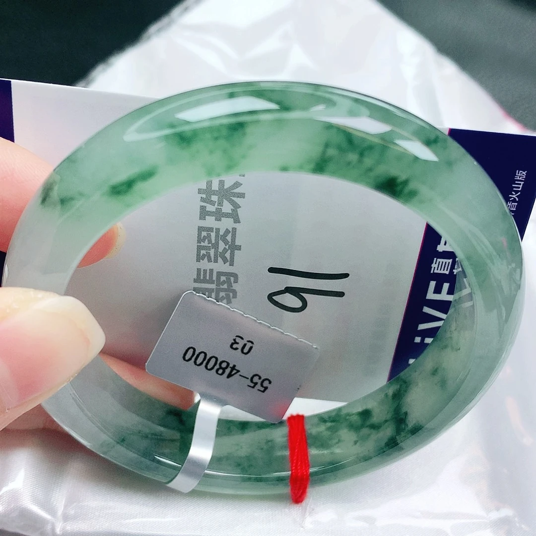翡翠未镶嵌手镯缅甸天然A货翡翠手镯