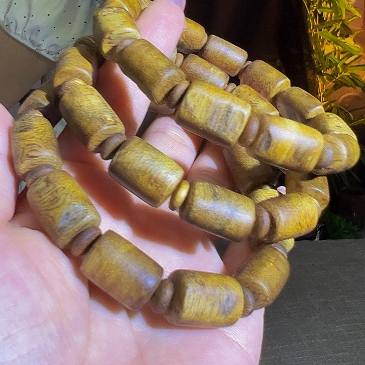 手串沉香九九沉板头单圈多样发一白棋