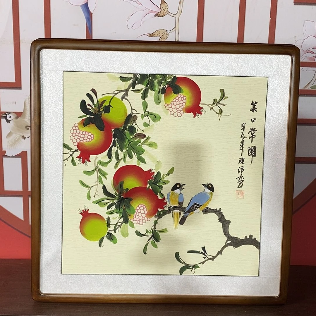 国画带框尺寸63✖️63包邮