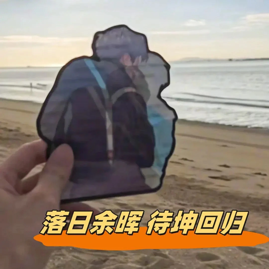 鸡你太美蔡徐坤泰山靠坤坤幻术贴纸变换车贴动漫贴纸防水冰箱手机