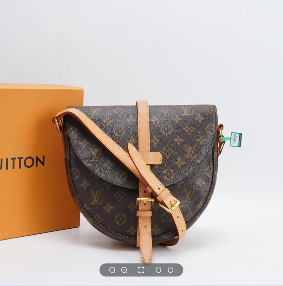 修复品[林泽专属］LouisVuitton小号盾牌斜挎包正品植鞣革换新