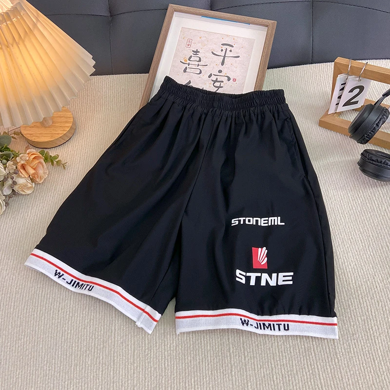 佑妈家童装 儿童夏款五分裤中大童潮款运动短裤男女童速干裤